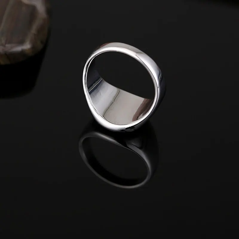 

Gold Silver Plated Black Enamel Rings Men Vintage Ring Punk Classic Black Drip Imitation Black Stones Male Enamel Ring Jewelry
