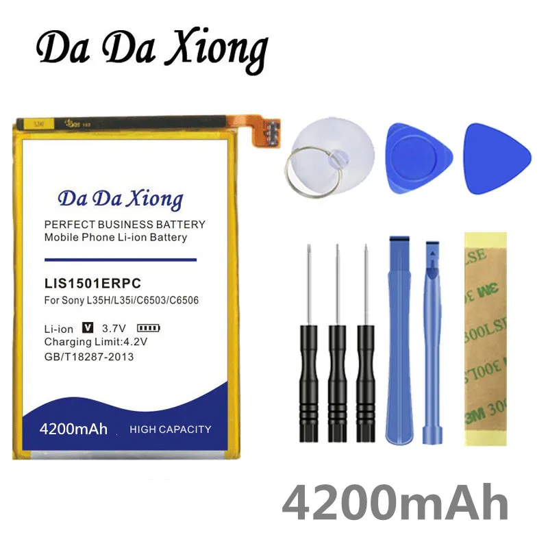 Оригинальный литий ионный аккумулятор Da Xiong 4200 мАч LIS1501ERPC для телефона Sony Ericsson Xperia