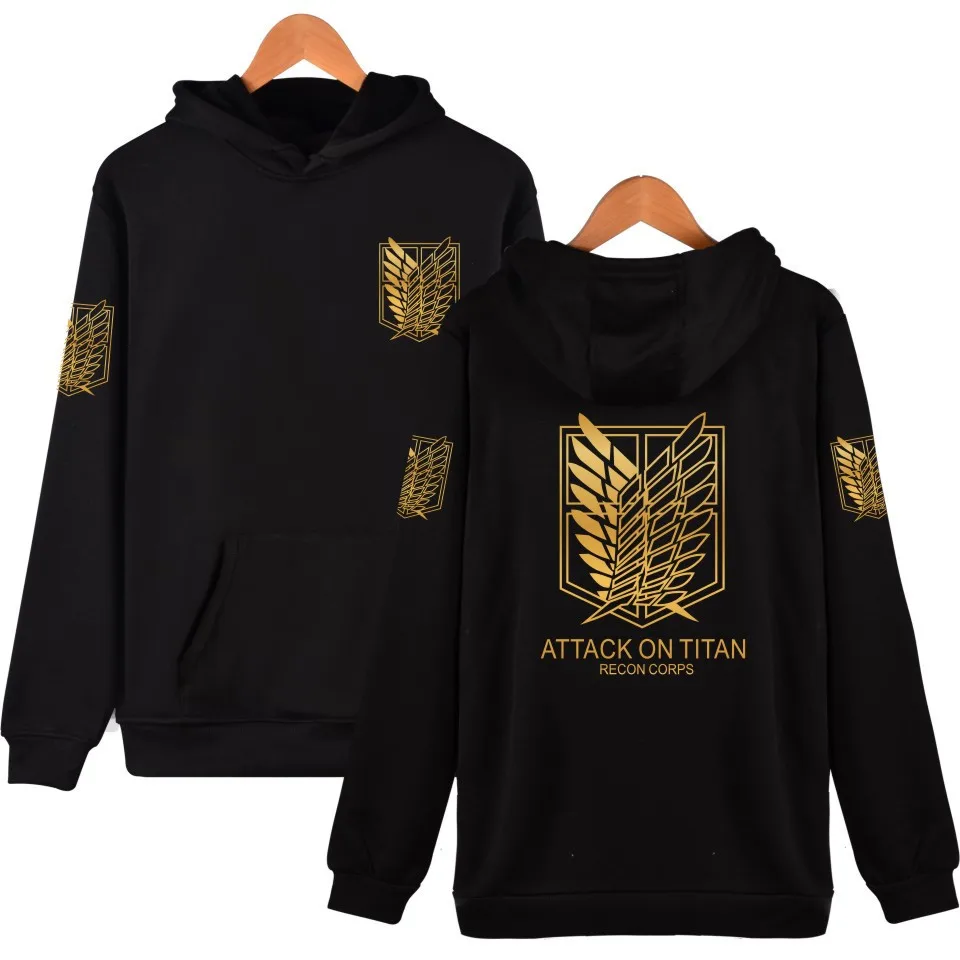 

Attack On Titan Hoodies Sweatshirts men/women jacket Hoodie cosplay Costumes Anime titans attack the titans Oversized pullover