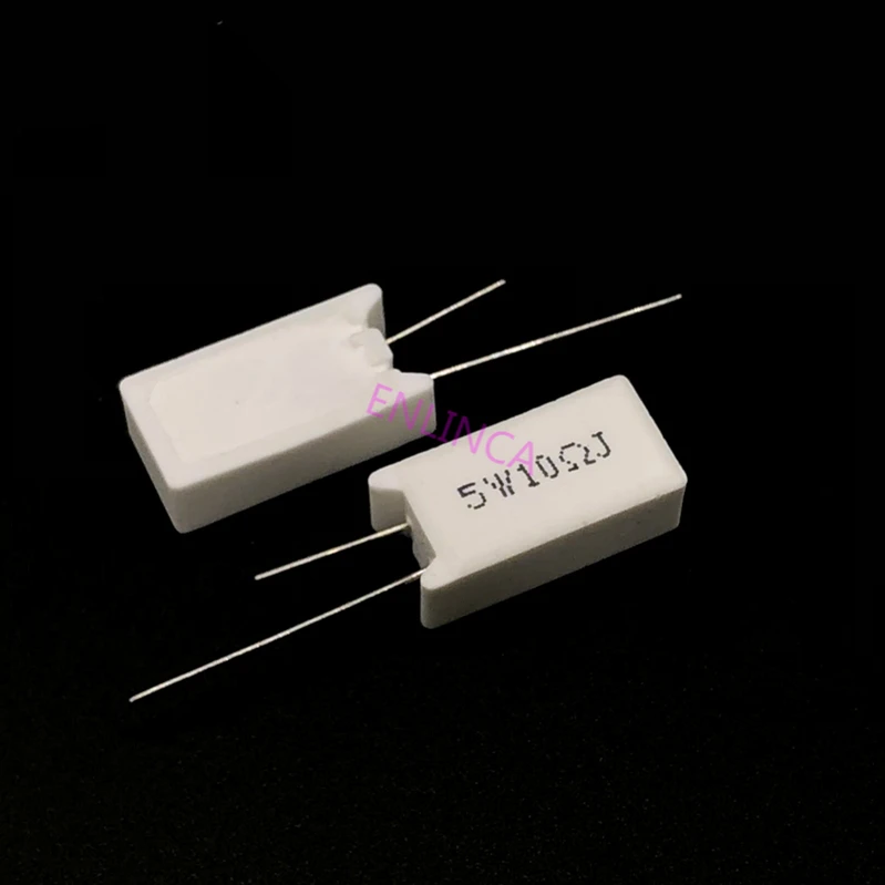 

5 Pcs 5W Vertical cement resistance 0.05 ~ 100K ohm 5% 0.1R 0.15R 0.22R 0.25R 0.39R 0.47R 1R 10RJ 100R 150R Ceramic resistor