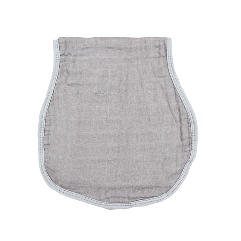 

Baby Burp Cloth Bamboo Fiber Cotton Absorbent Saliva Towel Comfortable Feeding Bibs 6-Layers Solid Color Handkerchief