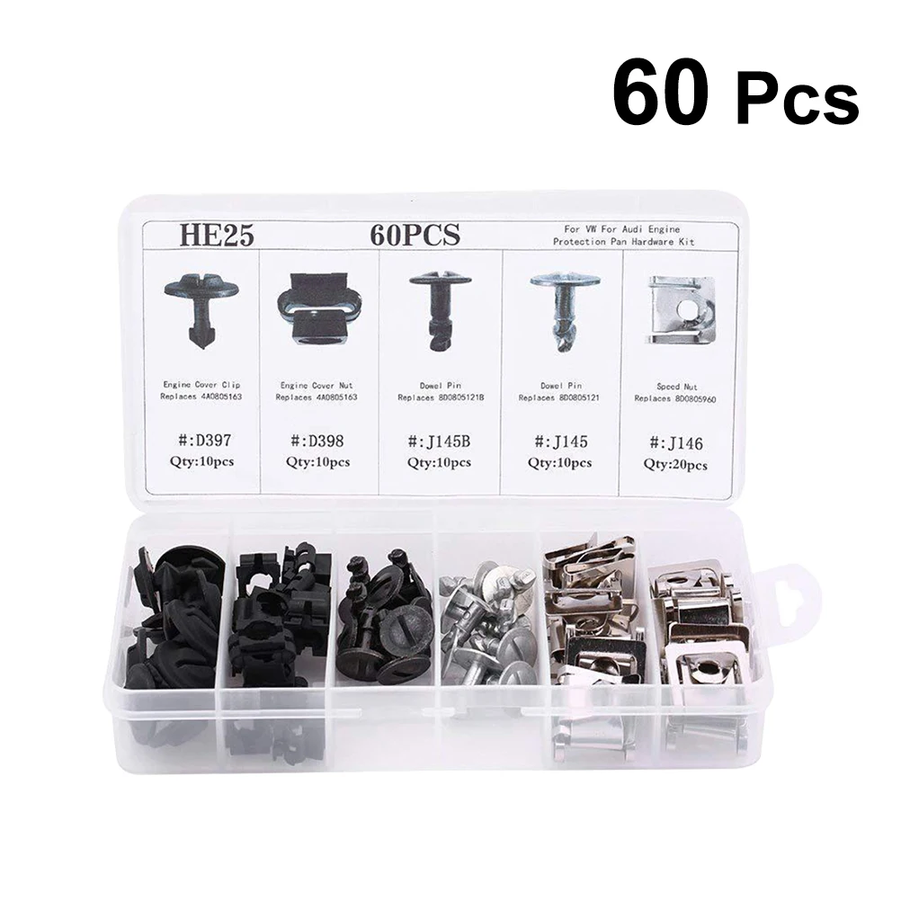 60 шт. металлические зажимы для кузова автомобиля | Автомобили и мотоциклы