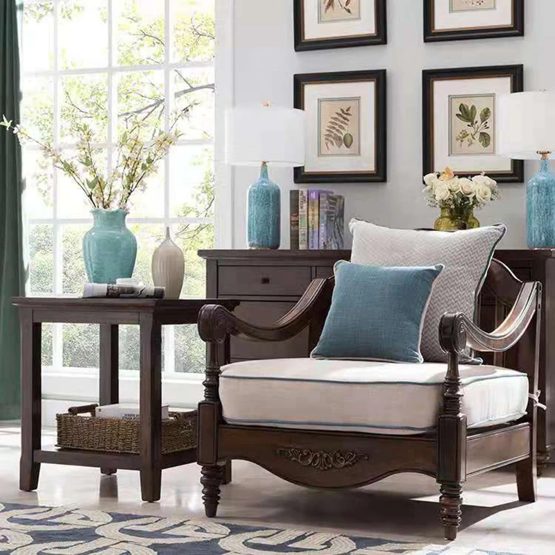 Американская мебельная фабрика американский угол из массива дерева несколько