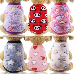 Симпатичный жилет с принтом лапы для собак, одежда для маленьких кошек и собак, теплый мягкий флисовый костюм для кошек, одежда для домашних животных, пальто для собак и кошек, куртки