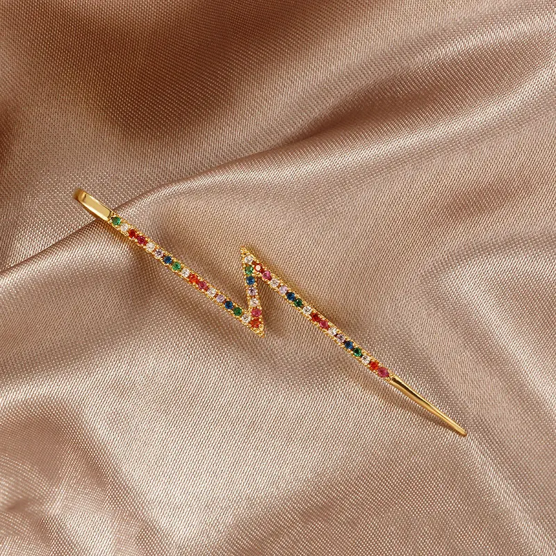 Новинка 2020 минимальные уникальные серьги-манжеты с геометрическим рисунком и