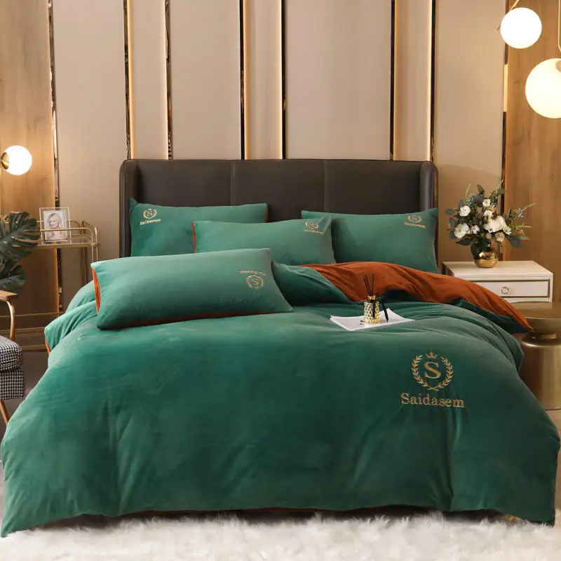 1 шт. зимнее одеяло чехол для кровати Королевский размер однотонный Nordica детей