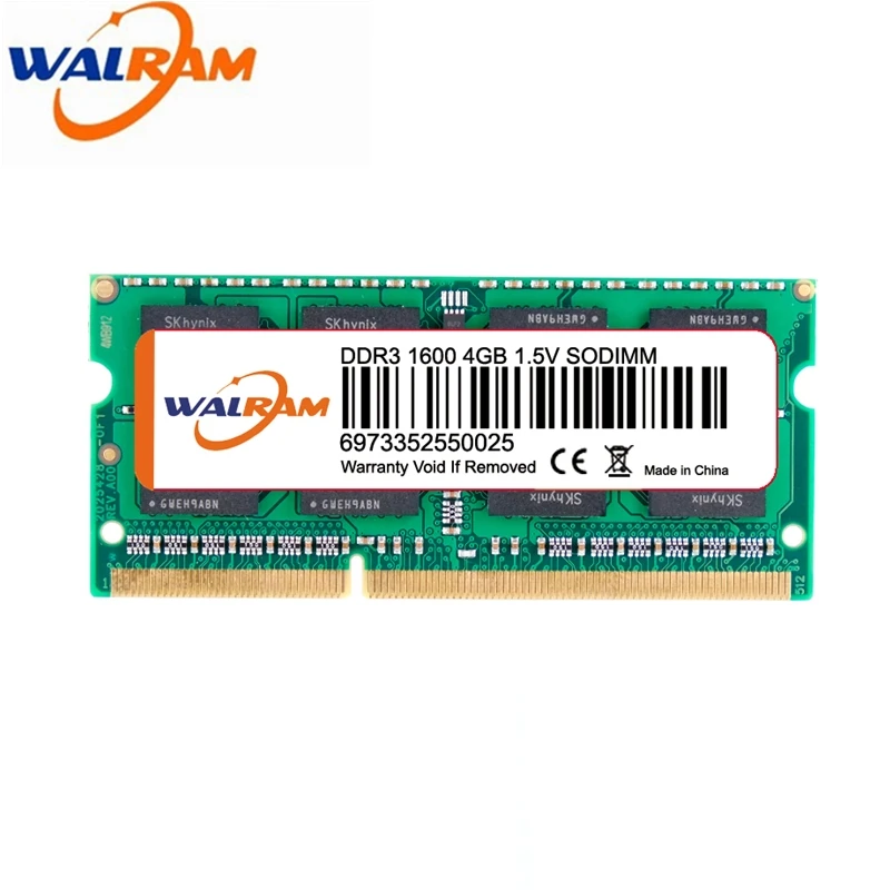 ОЗУ для ноутбука WAL RAM DDR4 16 ГБ ddr3 8 1600 МГц DDR3L 32 2400 dimm ram 4 Гб 240pin 2133 3200 204pin Sodimm |