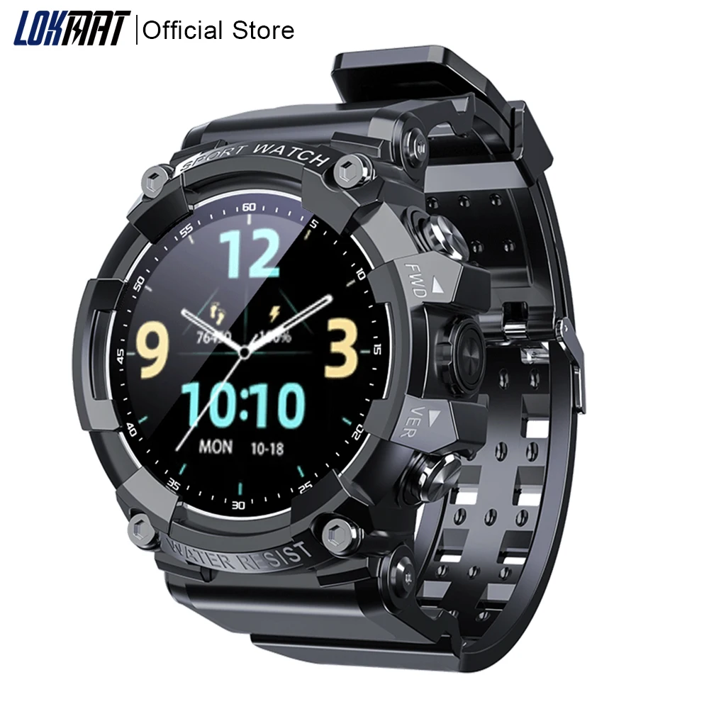 Спортивные Смарт-часы LOKMAT ATTACK 3 с поддержкой Bluetooth и вызовов фитнес-трекер