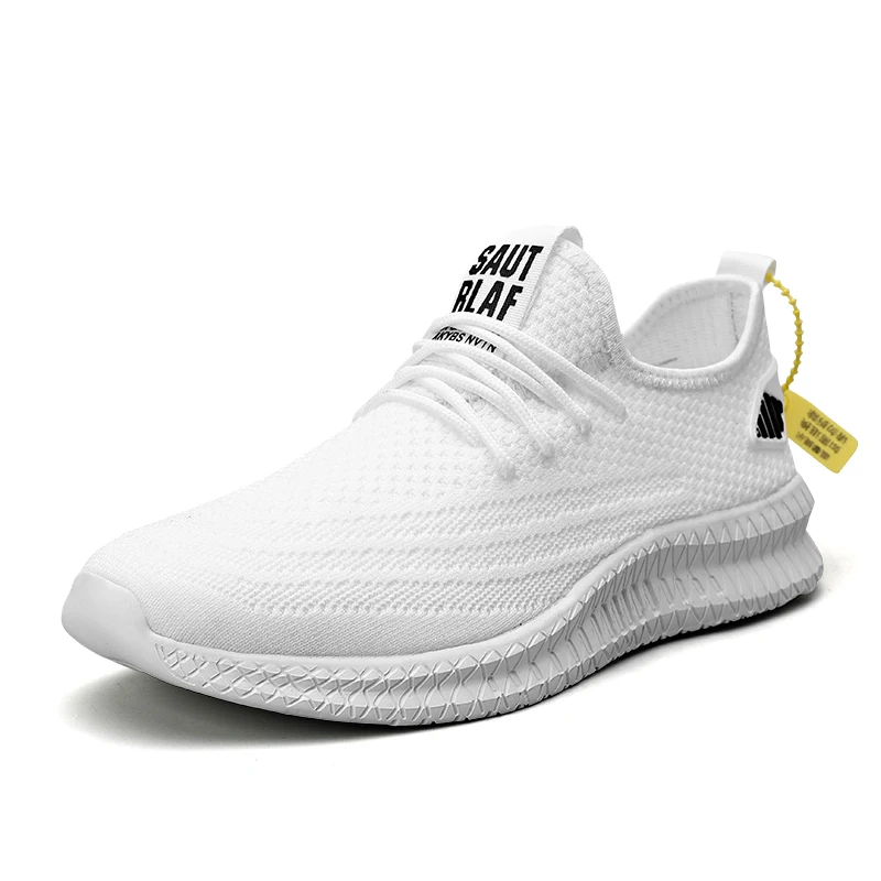 

Men Shoes Breathable Lightweight Sports Running Shoes for Man Black White Soft Mens Athletic Shoes Big Size 45 46
