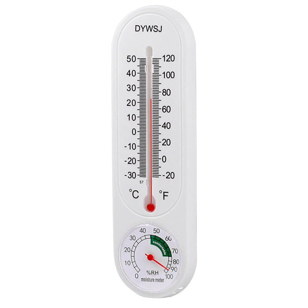 

Wall Hanging Thermometer Indoor Outdoor Home Garden Greenhouse Planting Humidity Meter Temperature Monitor Measurement Tool#38