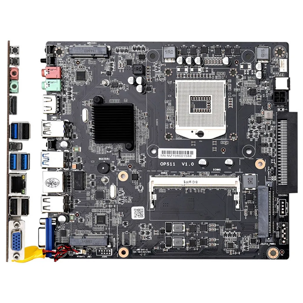 

HM77 OPS All-In-One Motherboard ITX USB3.0/2.0 MSATA DDR3 8G For Intel I3/I5/I7 2/3 Generation Series CPU