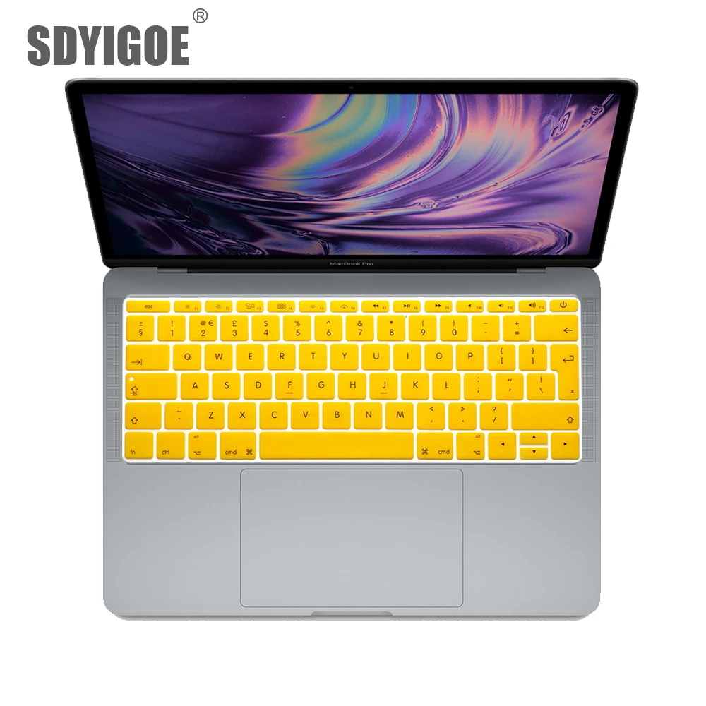 Чехол для клавиатуры ноутбука кожаная Европейская версия Macbook 12 дюймов A1534 Retina Pro