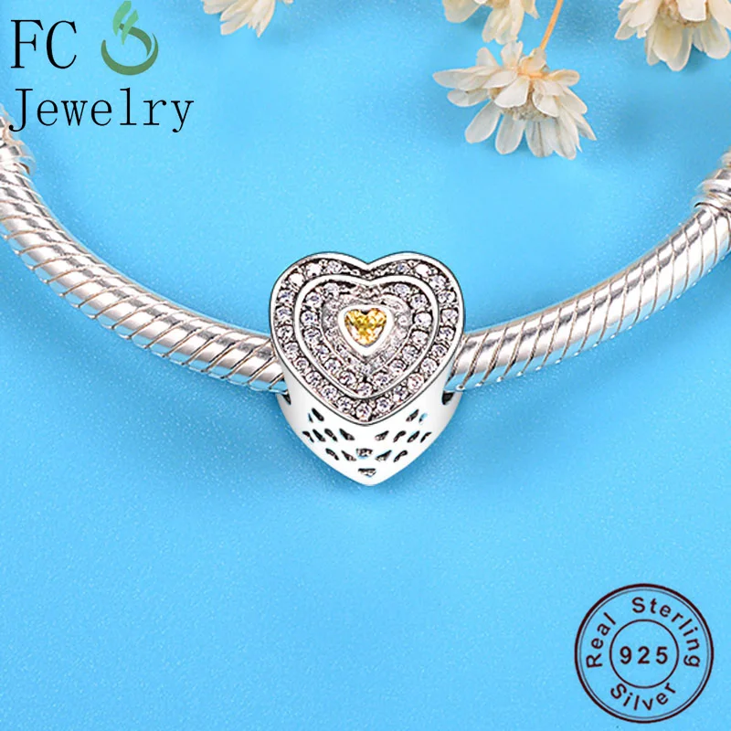 FC ювелирные изделия подходят оригинальный бренд Шарм браслет серебро 925 пробы