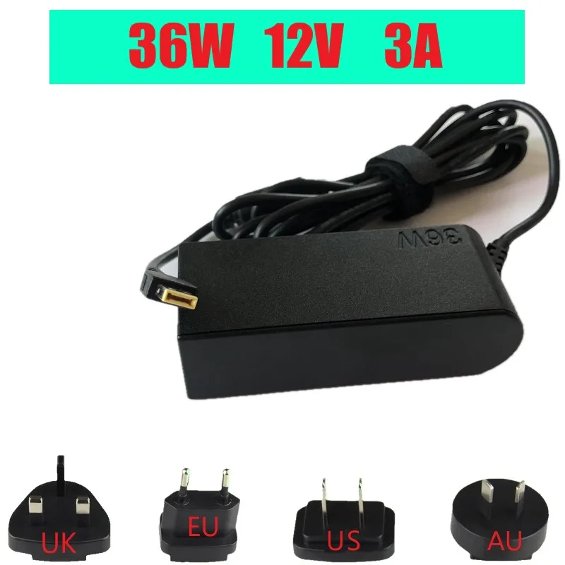 

Адаптер питания переменного тока для ноутбука LENOVO, 36 Вт, 12 В, 3 А, зарядное устройство ADLX36NCT2C, ADLX36NDT2C, 00HM600, 00HM601, 00HM604, 4X20E75063