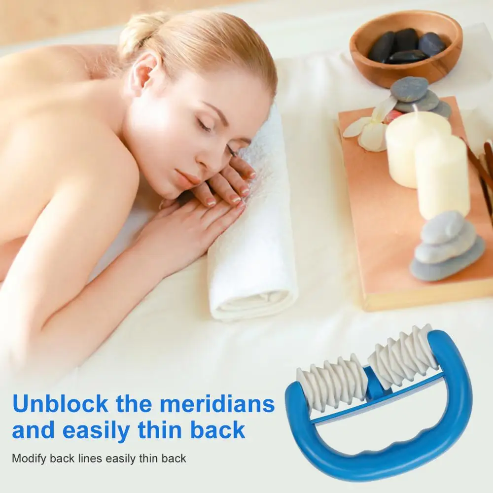 

1pc Blue D Type Fat Control Roller Massager Cellulite Leg Abdomen Neck Buttocks Fast Anti Cellulite Face Lift Tools Roller