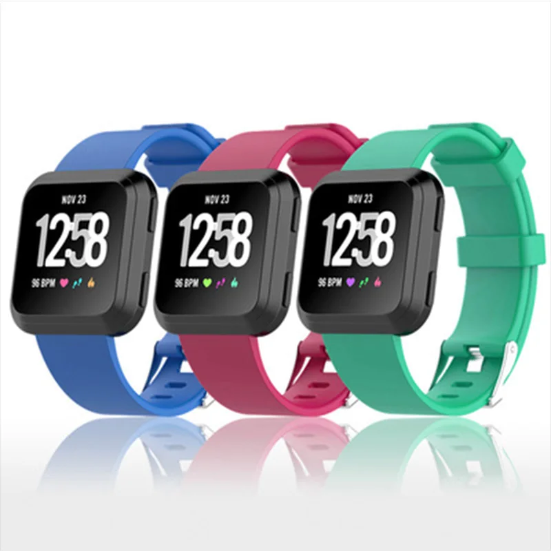 Аксессуар Спортивный Ремешок для браслета Fitbit Versa 2 из мягкого силикона, замена запястья на часы Versa/Versa on.