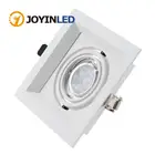 2 шт.лот светодиодный встраиваемый потолочный светильник 105 мм с отверстием для точечного светильника с рамкой белая лампа сменная MR16 GU5.3GU10 розетки