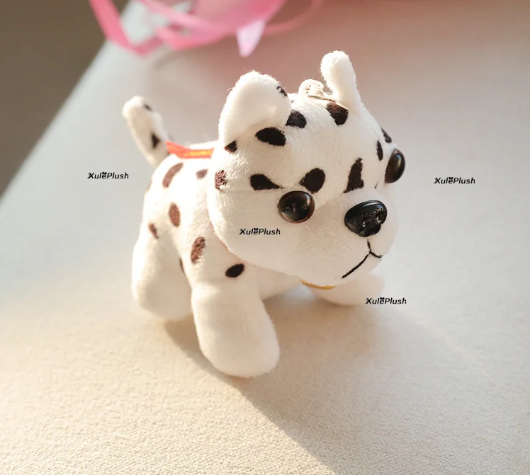 color 7-10 см. Cutel Husky Dog плюшевые мягкие игрушки, детский подарок собака плюшевая игрушка брелок для ключей кукла - Цвет: color