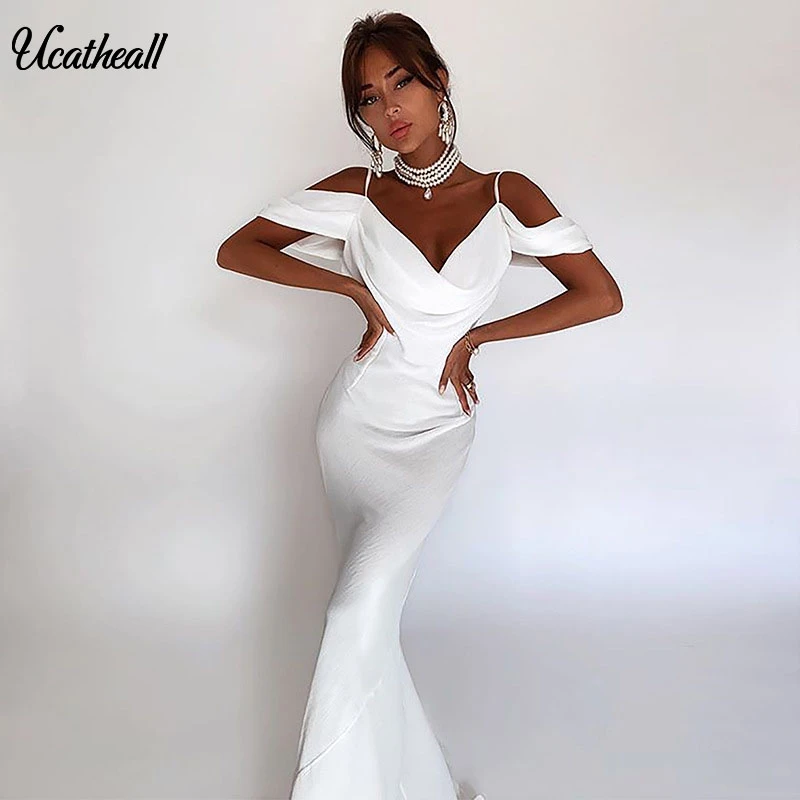 Сексуальное женское летнее однотонное платье вечерние платья без рукавов с v