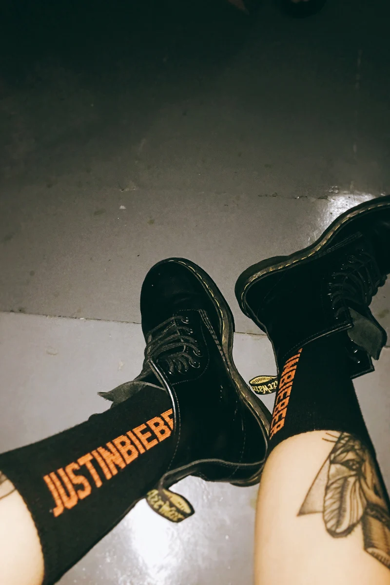 Прямая поставка Новинка Модные носки с круглым вырезом Justin Bieber Sox JB Желтые