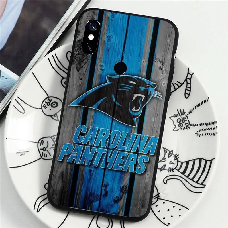 

Carolina panther rugby Phone Case For Xiaomi Redmi 4x 5 plus 6A 7 7A 8 mi8 8lite 9 note 4 5 7 8 pro Cover Funda Shell Coque Capa