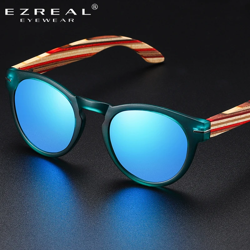 EZREA брендовые дизайнерские поляризационные солнцезащитные очки Женские