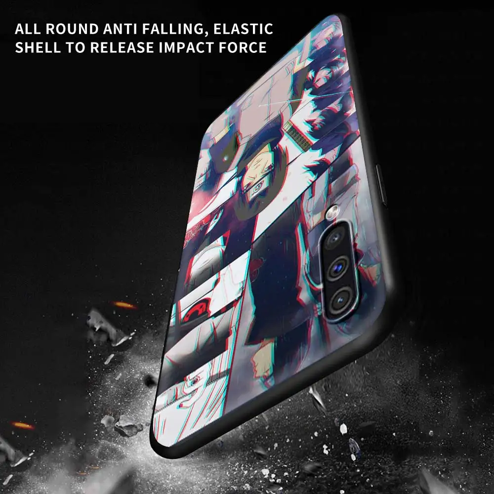 

Naruto Itachi Soft Case for Samsung Galaxy A51 A71 A21s A31 A41 A72 A50 A70 A10 A30 Black Silicon Phone Cover Shell Coque Cell