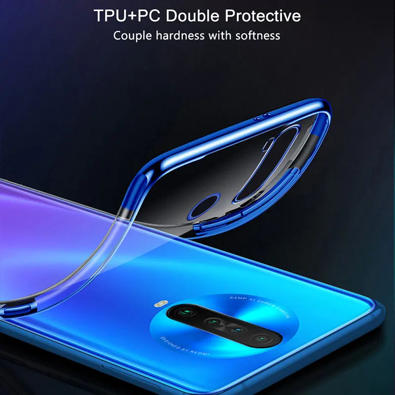 Чехол для телефона KEYSION прозрачный мягкий силиконовый чехол Redmi K30 Note 8 Pro 8T 8A 7 7A Xiaomi