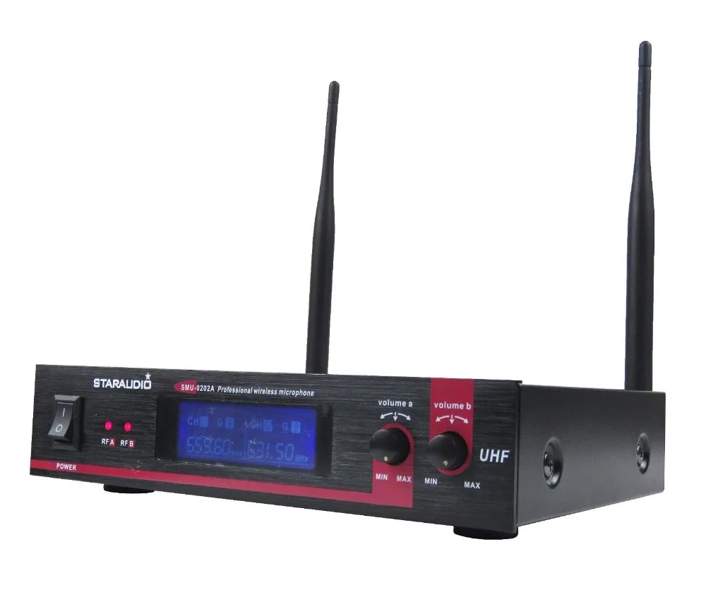 STARAUDIO 4 канала Питание USB Bluetooth микшер системы PA аудио усилитель микшер 2CH UHF Ручной беспроводной микрофон SMX-4000B