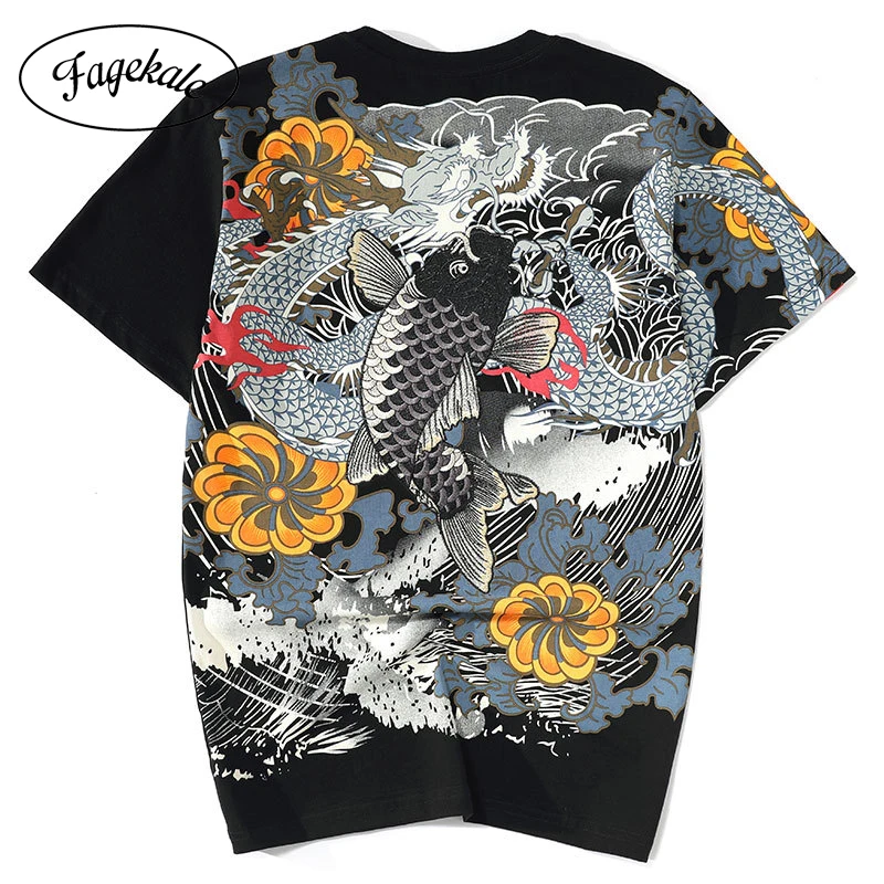 Новинка лета 2020 свободная летняя футболка в китайском стиле с вышивкой для