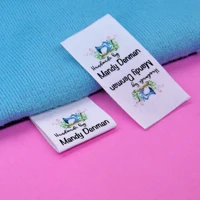 sewing labels custom brand labels clothing labels sewing machine fabric 100 cotton custom text fr103