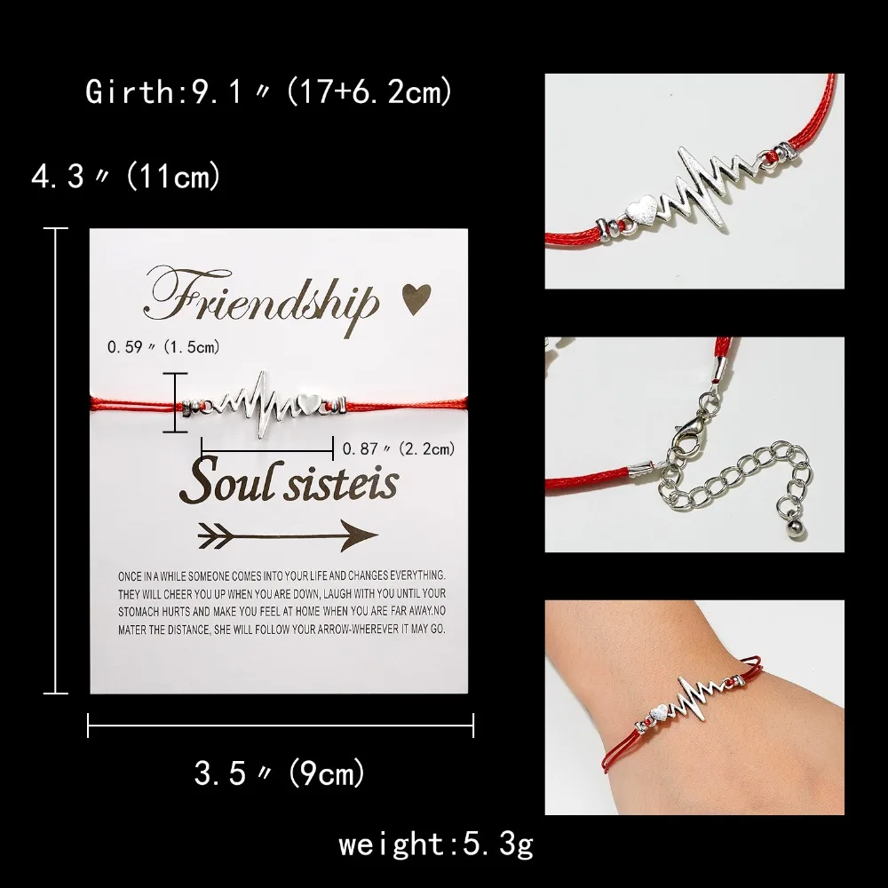 Belleper Make a Wish/Friendship/Mom Love Card Turtle Adjustable Fashion High Quality Bracelet Charm Female New Unique Jewelry