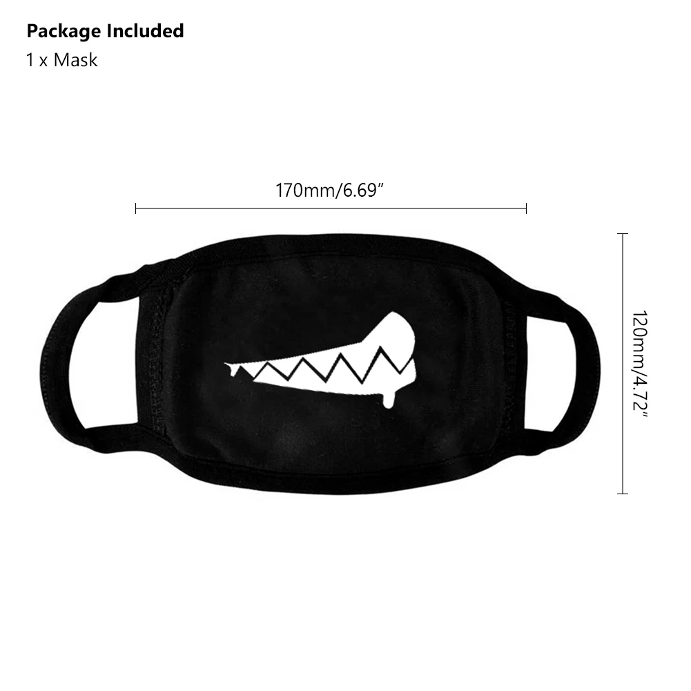 14 типов новых моющихся милых зубов мультфильм шаблон лицо рот маска хлопок