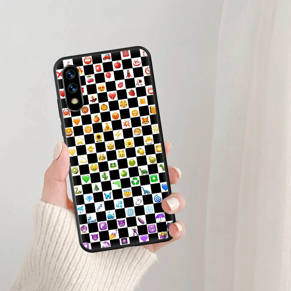 

Checkerboard Plaid Checked Checkered Phone Case For Huawei Honor 6A 7A 7C 8 8A 8X 9 9X 10 10i 20 Lite Pro Play black Cover