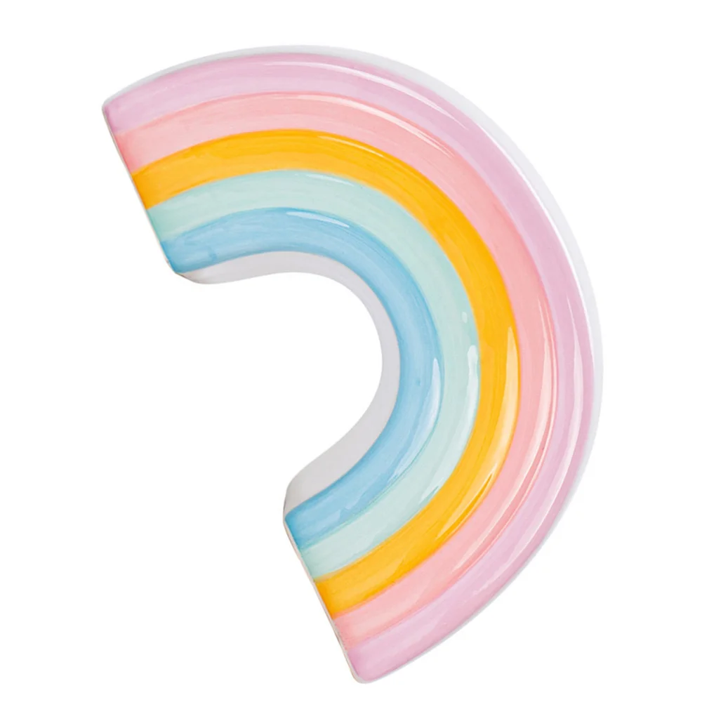 

Creative Coin Bank Ceramic Money Bank Lovely Rainbow Money Box Home Decor