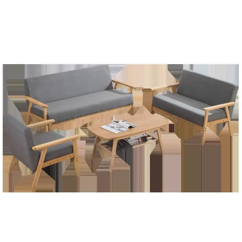 Офисный диван журнальный столик современный минималистичный офисный ресепшн