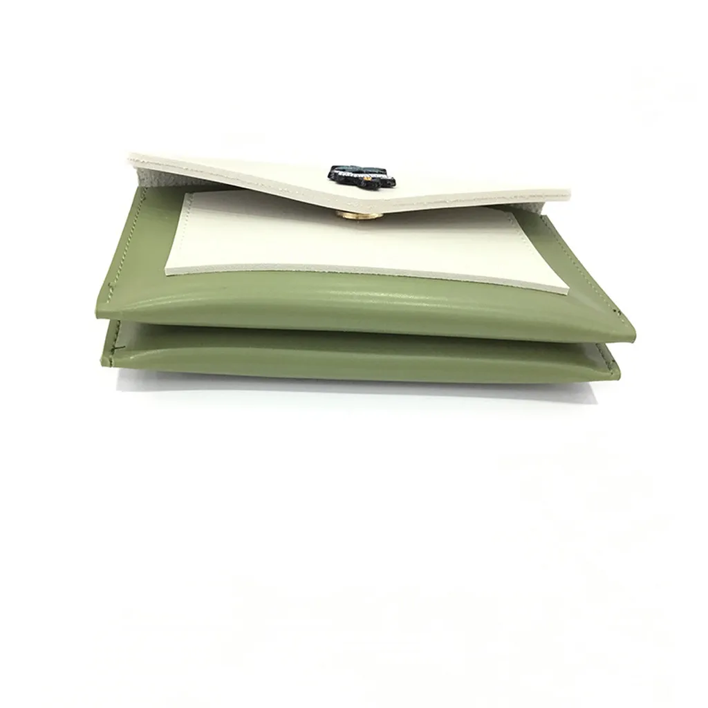 Женский двухслойный кошелек конверт многофункциональная сумка для карт