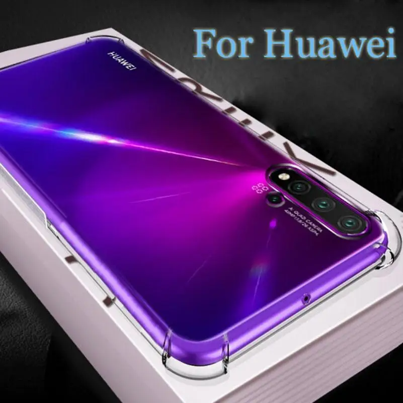 Мягкий чехол-подушка из ТПУ для телефона huawei Mate30 P Smart Plus Honor 7A 7C Pro 8A 8C 8X Y5 Y6 Y7 Prime