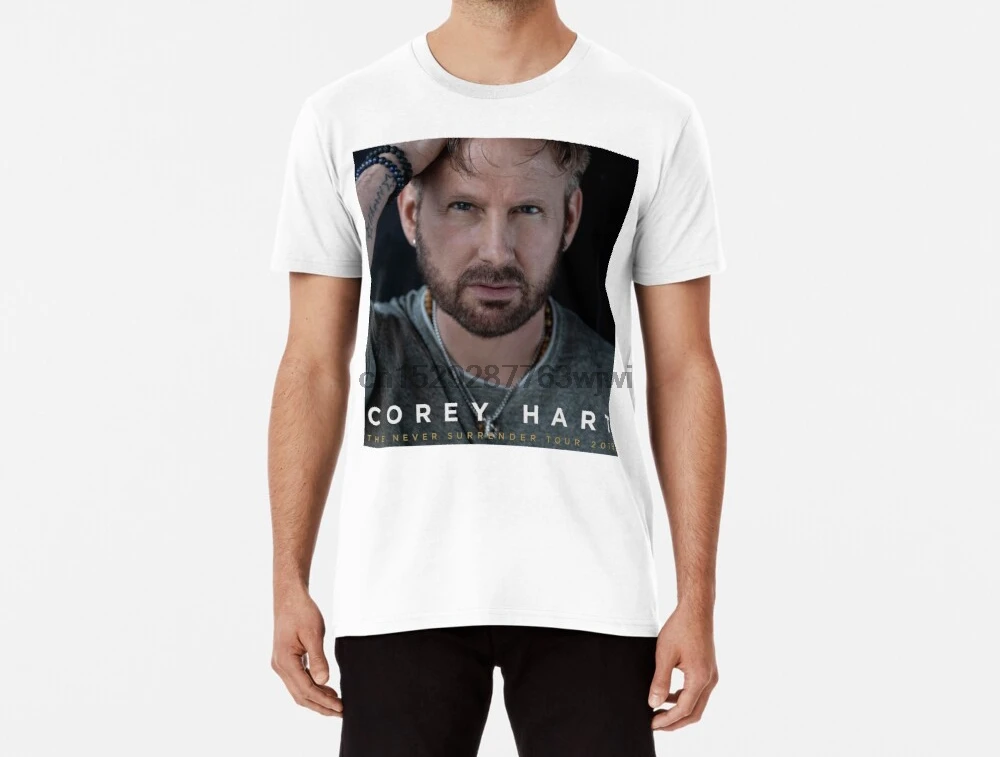 Для мужчин Funy футболка Кори Харт в никогда не сдавайся Тур 2019 tshirs женщин | Мужская