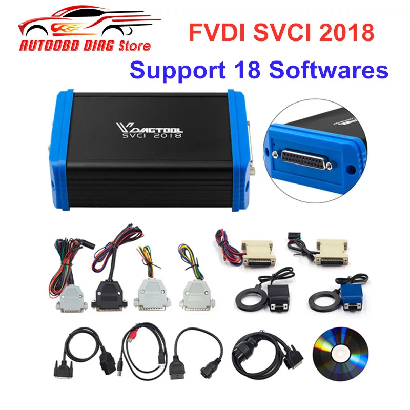Лучшее качество FVDI OBD2 ключ программист SVCI функция FVDI VVDI2 V2015 V2014 FVDI J2534 не ограниченная Диагностика fbdi Abrites Commander