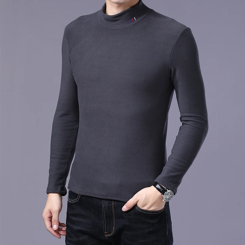 aoliwen men warm comfortable long sleeved turtleneck knit sweater tops pullover soft flexible slim fit business casual sweater free global shipping