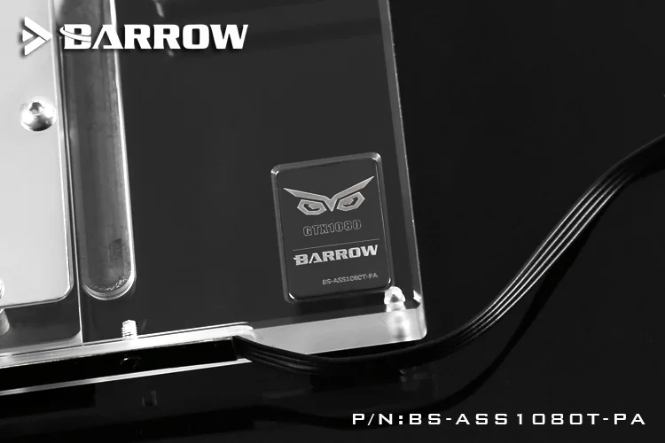Блок видеокарты BARROW используется для ASUS ROG-STRIX-GTX1080TI-O11G-GAMING/1080/1070-O8G-GAMING/1070TI полное покрытие 3PIN D-RGB H