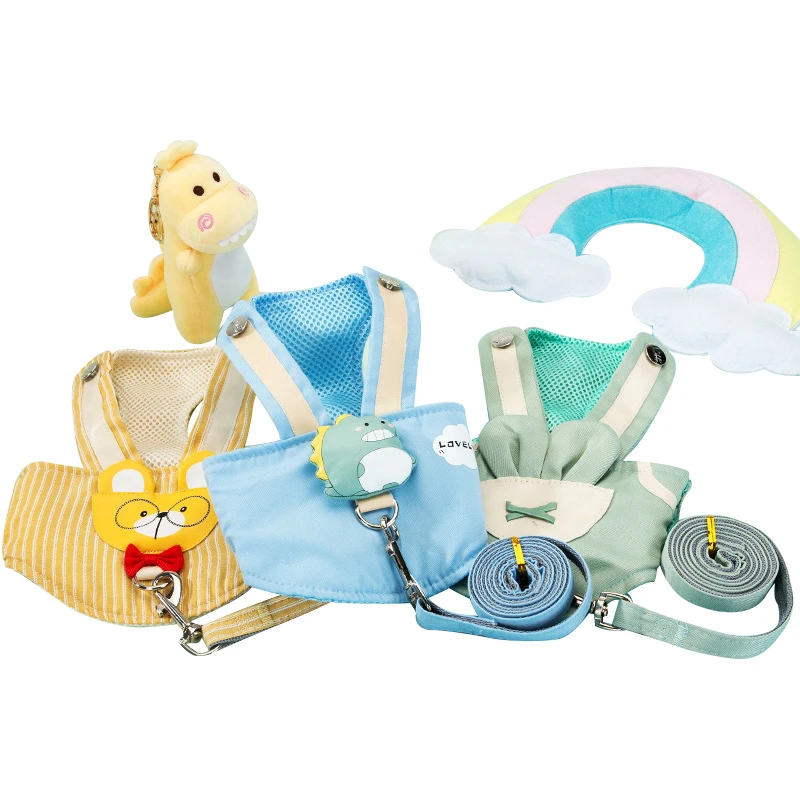 Поводок для собак в стиле жилета нагрудная шлейка домашних животных милая и