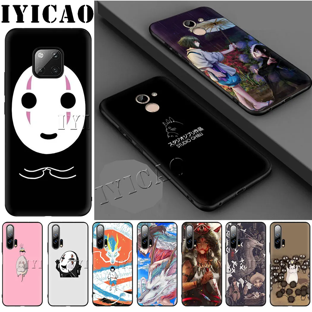 IYICAO Studio Ghibli Аниме мягкий чехол для Huawei Honor 8 9 10 Lite 6A 7A 9X20 Pro 7C 7X 8X 8C Примечание вид 20