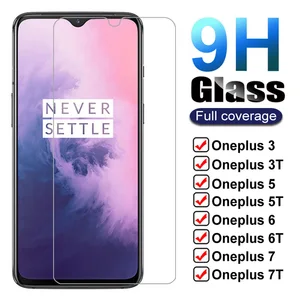 9h tempered glass for oneplus 7 7t 6t 5t 6 5 3t 3 17 16 screen protector one plus 7 oneplus7 6 t 7t protective glass film case free global shipping