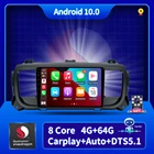 Автомагнитола 2DIN, Android 10, 2016-20214G, Wi-Fi, BT, Carplay, для Citroen Jumpy 3, с радио, мультимедиа, gps-навигация, dvd-плеер