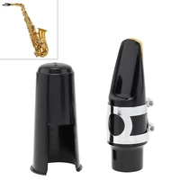 universal professional silver gold alto sax saxophone mouthpiece musical instruments accessories with ligature cap