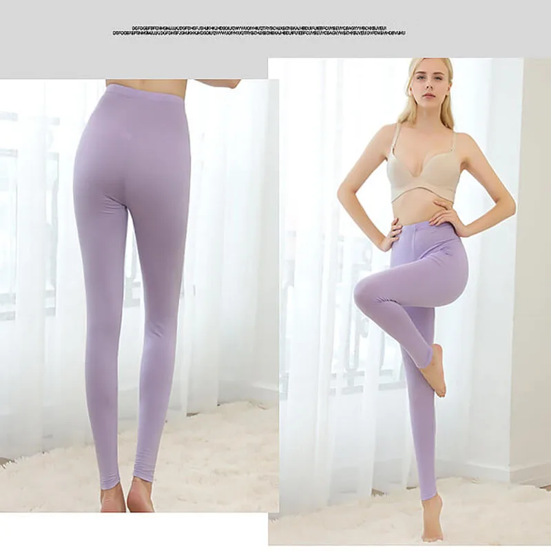 Женские леггинсы большого размера Maidy теплые однотонные Осенние тонкие брюки