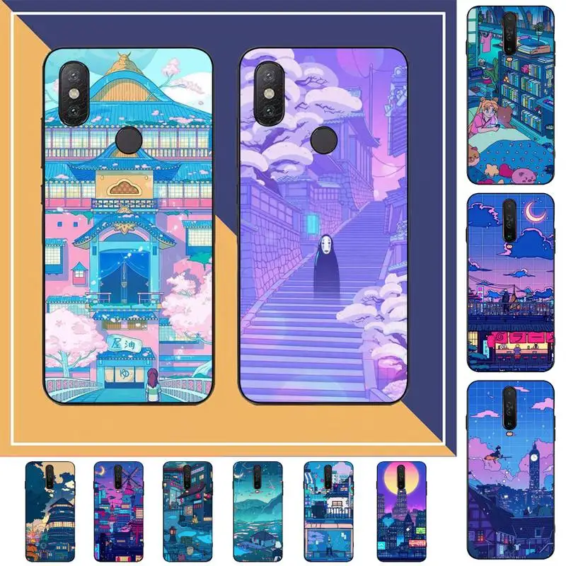 

TOPLBPCS Art Pixel Aesthetic Phone Case for RedMi note 7 8 9 6 5 4 X pro 8T 5A