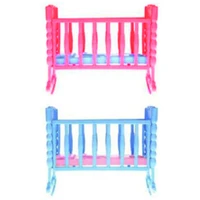 mini dolls house kids toy darling doll furniture for rocking cradle bed for doll accessories toys for children